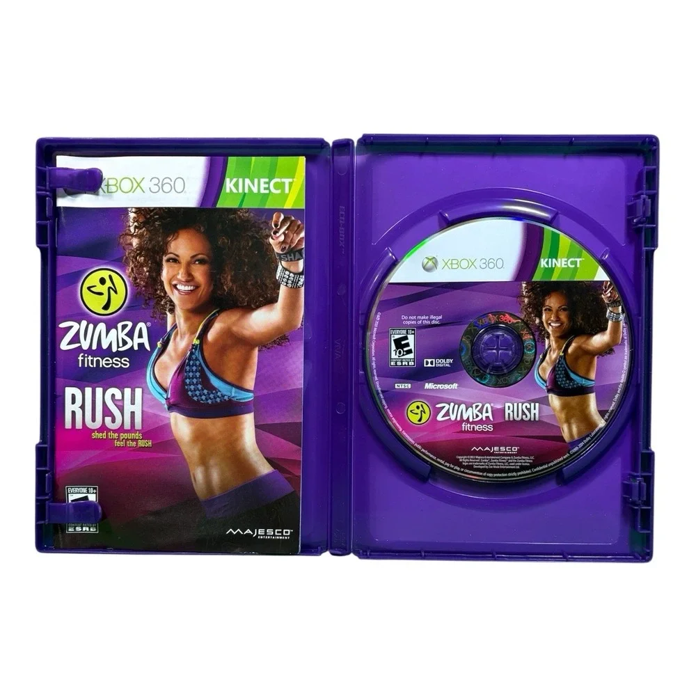 Zumba Fitness Rush - Microsoft Xbox 360 Rated Everyone
